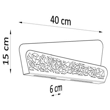 Vägglampa  ALIZA 2xG9/40W/230V