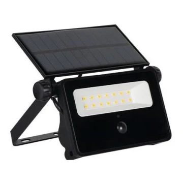 Solcellstrålkastare med sensor LED/30W/5,5V IP65