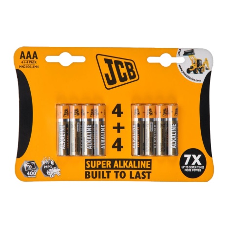 Batterier LR03-AAA alkaliska 4-pack