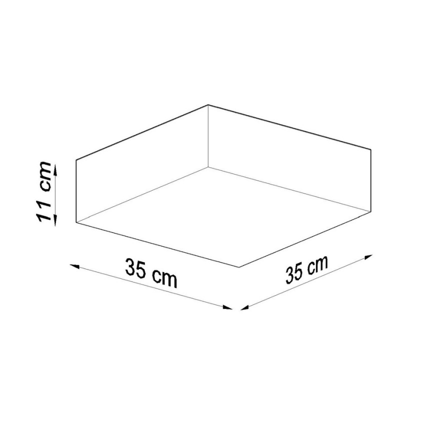 Sollux SL.0136 - Takbelysning HORUS 35 2xE27/60W/230V svart