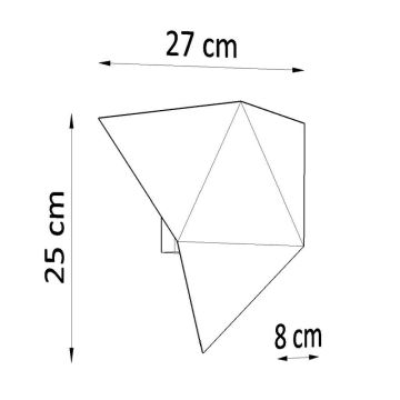 Sollux SL.0421 - Väggbelysning SOLIDO 2xG9/40W/230V svart