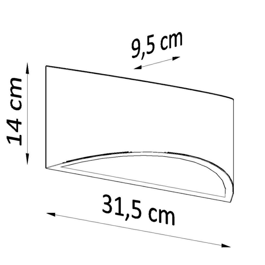 Vägglampa VIXEN 1xG9/40W/230V