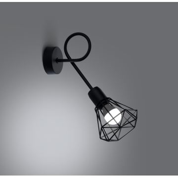 Vägglampa ARTEMIS 1xE14/40W/230V svart