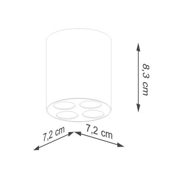 LED Spotlight ZOE LED/9W/230V vit