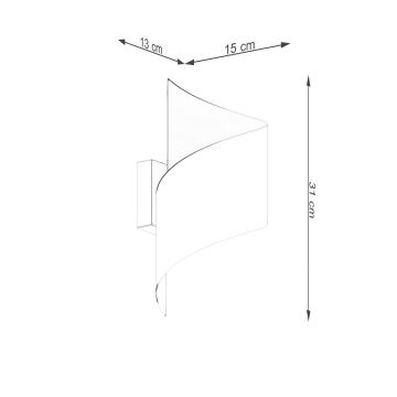 Vägglampa TALASSA 1xG9/8W/230V vit