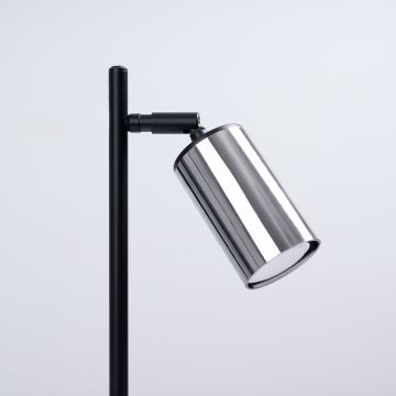 Bordslampa WINX 1xGU10/10W/230V svart/krom