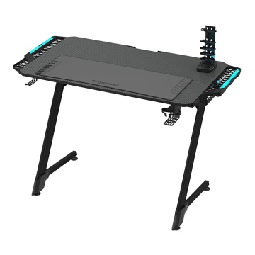 Spelbord SNAKE med LED RGB bakgrundsbelyst 100x60 cm svart