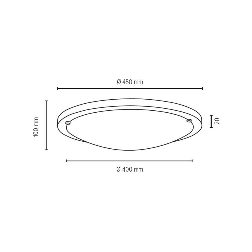 Spot-Light 4754176 - LED Takbelysning FRIDA LED/18W/230V