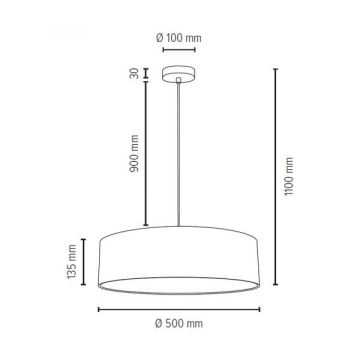 Spot-Light 57950127 - Ljuskrona med snöre JOSEFINA 3xE27/25W/230V