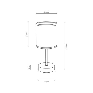 Bordslampa BOHO 1xE27/25W/230V ek