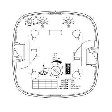 Steinel 002756 - Närvarodetektor IR Quattro HD 24m DALI-2 APC vit