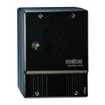 STEINEL 550516 - Skymning sensor NattbelysningMatic 3000 Vario svart IP54