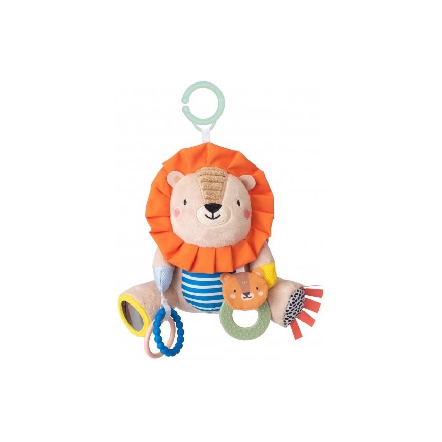 Taf Toys - Plyschleksak med tuggleksak 25 cm lejon