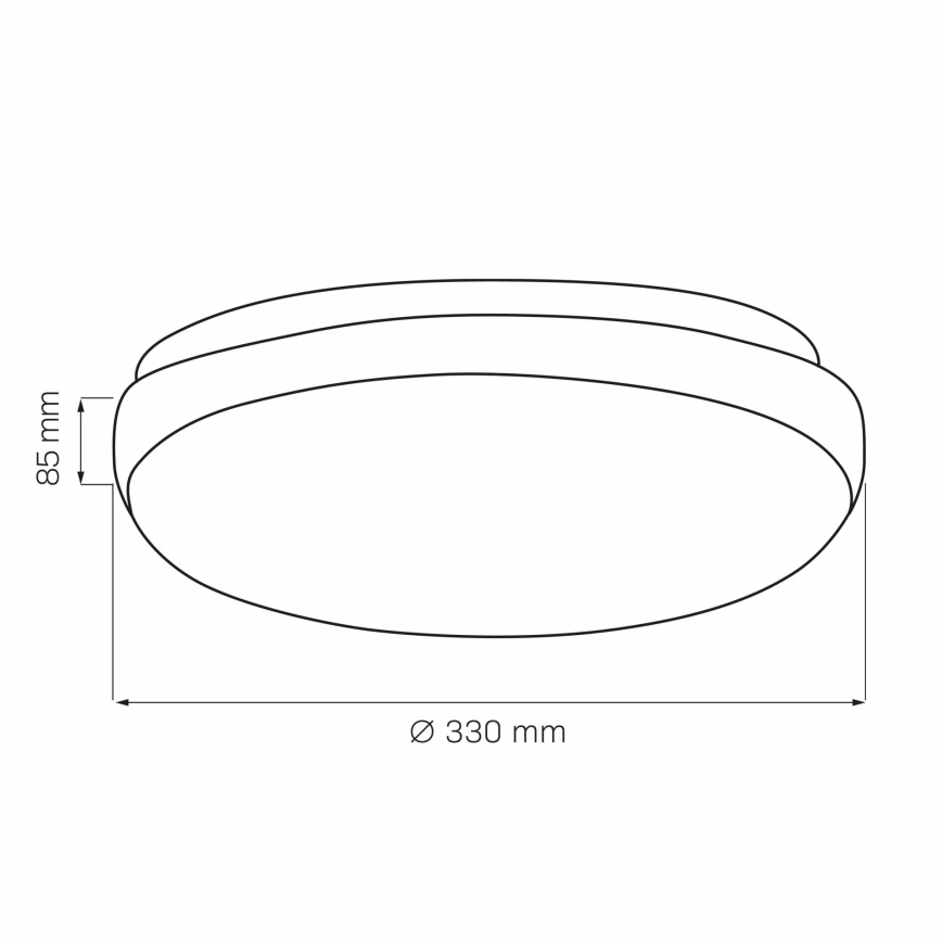 Taklampa BENEDYKT 2xE27/20W/230V diameter 33 cm silver