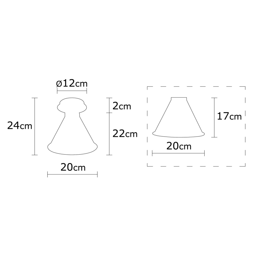 Taklampa  BERCESTE 1xE27/40W/230V