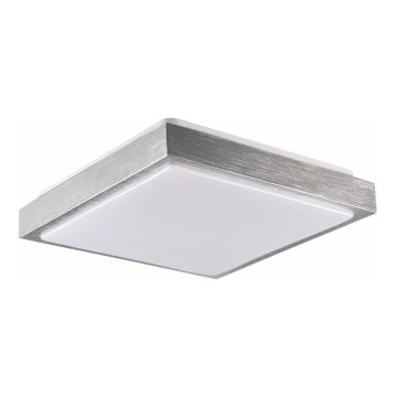 Taklampa KAZIMIERZ 2xE27/20W/230V 29,5x29,5 cm silver