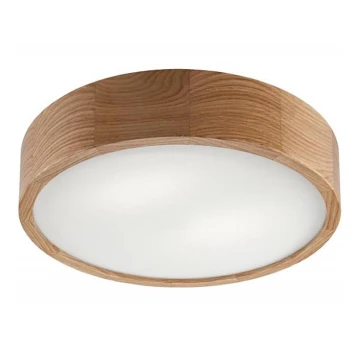 Taklampa OAK 2xE27/60W/230V ek ø 37,5 cm - FSC certifierade