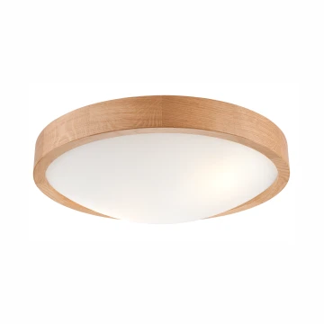 Taklampa OAK SLIM 2xE27/60W/230V ek ø 37 cm - FSC certifierade