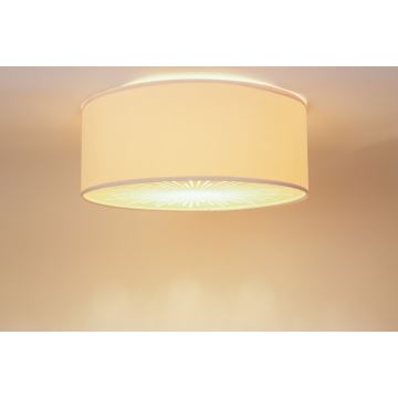 Taklampa RAYS 2xE27/60W/230V diameter 40 cm beige