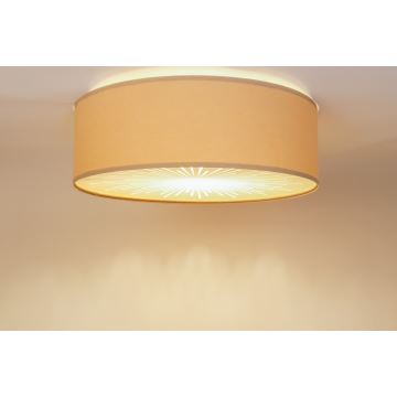 Taklampa RAYS 2xE27/60W/230V diameter 40 cm vit