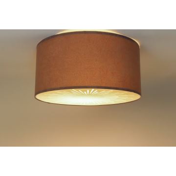 Taklampa RAYS 2xE27/60W/230V diameter 60 cm grå