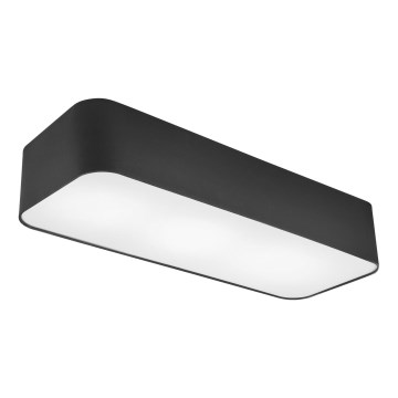 Taklampa SIRJA SQUARE 3xE27/15W/230V svart