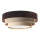 Taklampa TRINITI 2xE27/60W/230V brun/beige/guld