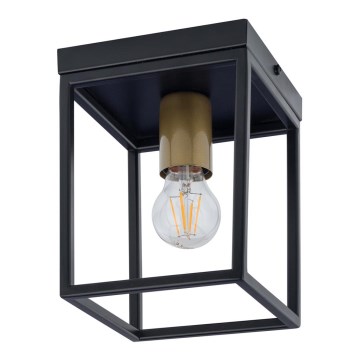 Taklampa  VIGO 1xE27/60W/230V svart /gold