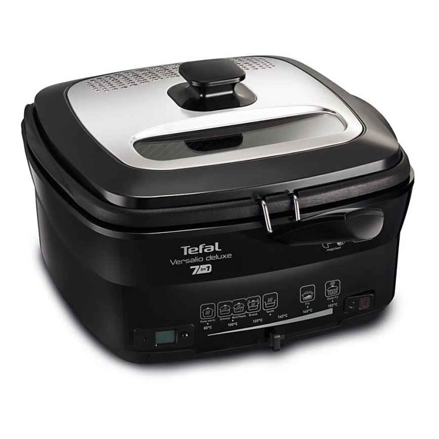 Tefal - Fritös 2 l VERSALION DE LUXE 7i1 1600W/230V svart