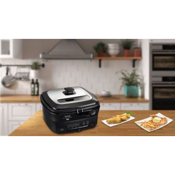 Tefal - Fritös 2 l VERSALION DE LUXE 7i1 1600W/230V svart