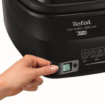 Tefal - Fritös 2 l VERSALION DE LUXE 7i1 1600W/230V svart