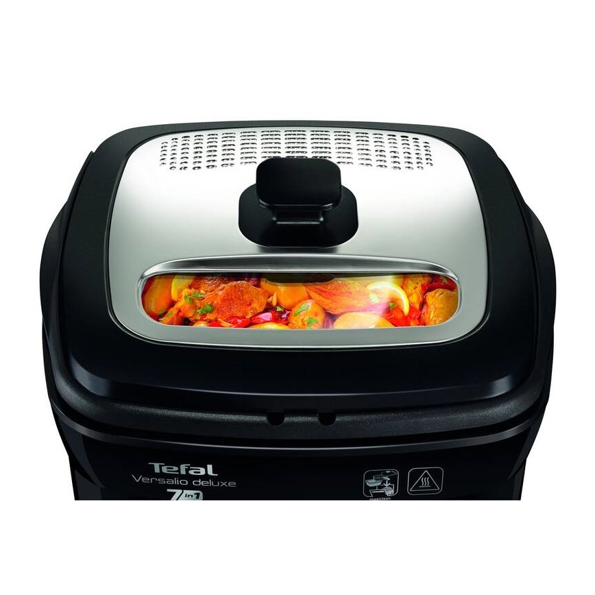 Tefal - Fritös 2 l VERSALION DE LUXE 7i1 1600W/230V svart