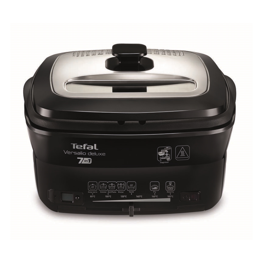 Tefal - Fritös 2 l VERSALION DE LUXE 7i1 1600W/230V svart