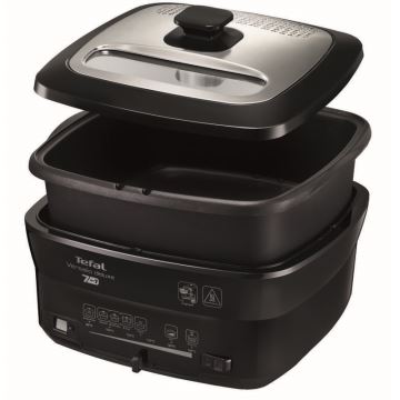 Tefal - Fritös 2 l VERSALION DE LUXE 7i1 1600W/230V svart