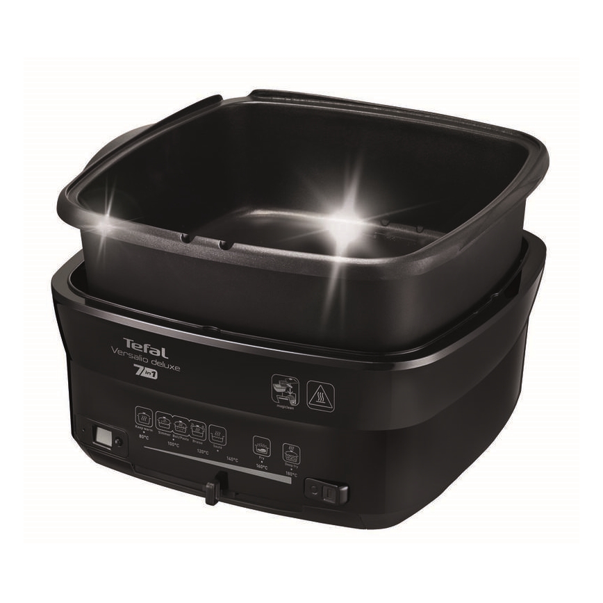 Tefal - Fritös 2 l VERSALION DE LUXE 7i1 1600W/230V svart