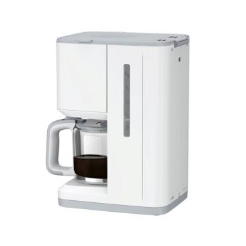 Tefal - Kaffebryggare med dropp och LCD display SENSE 1000W/230V vit