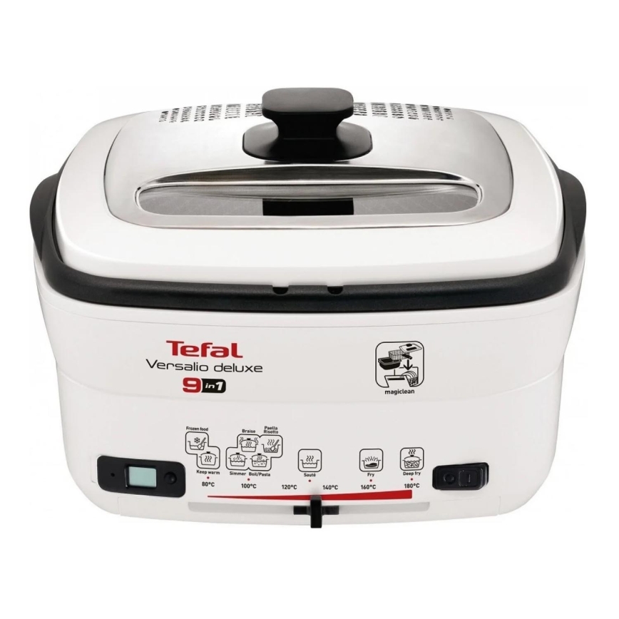 Tefal - Multifunktionell deep fryer 9in1 VERSALIO DE LUXE 1600W/230V 2 l vit