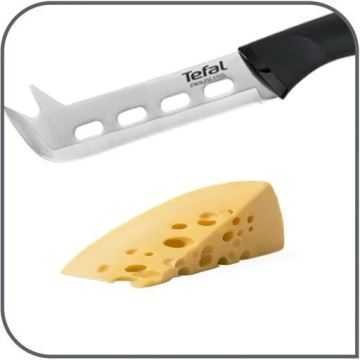 Tefal - Ostkniv i rostfritt stål COMFORT 12 cm krom/svart