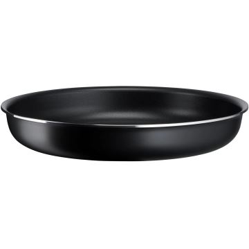 Tefal - Sätt med matlagningsutrustning 10 delar INGENIO EASY COOK & CLEAN BLACK