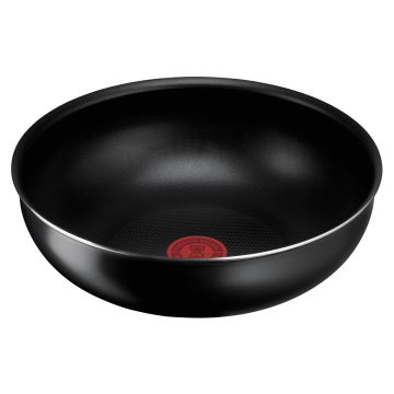 Tefal - Sätt med matlagningsutrustning 13 delar INGENIO EASY COOK & CLEAN BLACK