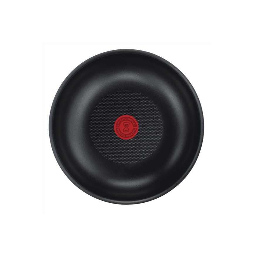 Tefal - Sätt med matlagningsutrustning 13 delar INGENIO EASY COOK & CLEAN BLACK