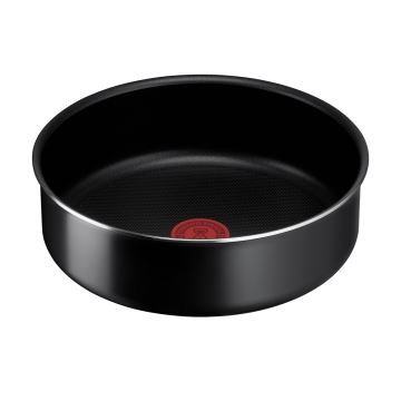 Tefal - Sätt med matlagningsutrustning 13 delar INGENIO EASY COOK & CLEAN BLACK