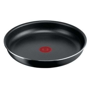 Tefal - Sätt med matlagningsutrustning 5 delar INGENIO EASY COOK & CLEAN BLACK