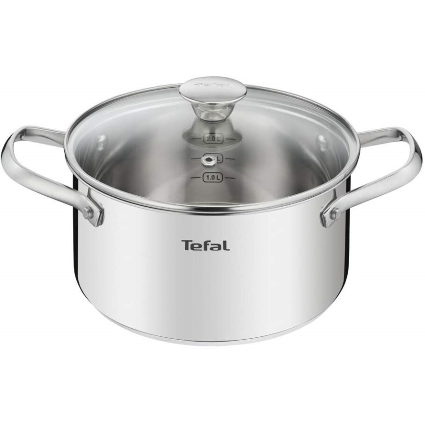 Tefal - Sätt med matlagningsutrustning 9 delar COOK EAT rostfri