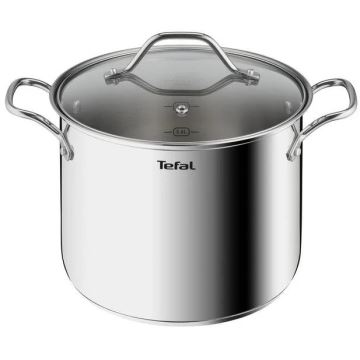 Tefal - Set med grytor 10 delar INTUITION rostfri