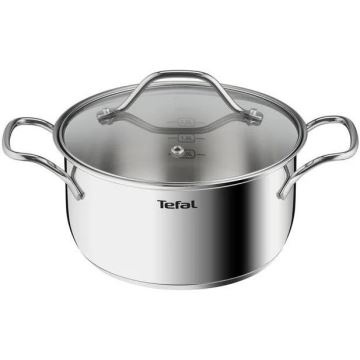 Tefal - Set med grytor 10 delar INTUITION rostfri