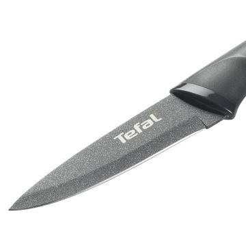 Tefal - Skärkniv i rostfritt stål FRESH KITCHEN 9 cm grå/grön