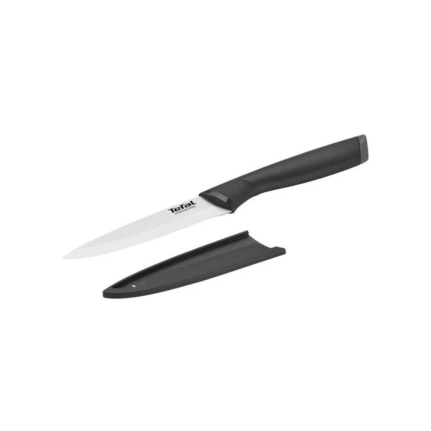 Tefal - Universal kniv i rostfritt stål COMFORT 12 cm krom/svart