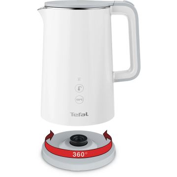 Tefal - Vattenkokare SENSE 1,5 l 1800W/230V vit