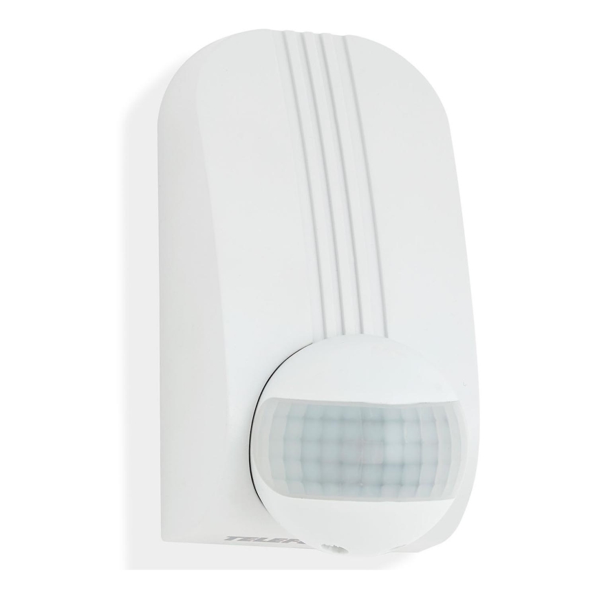 Telefunken 306506TF - Utomhuslampa med rörelsesensor 180° IP44 vit